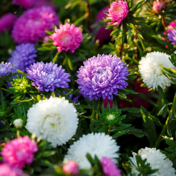 Aster Colour Carpet Mix - Moss Greenhouses